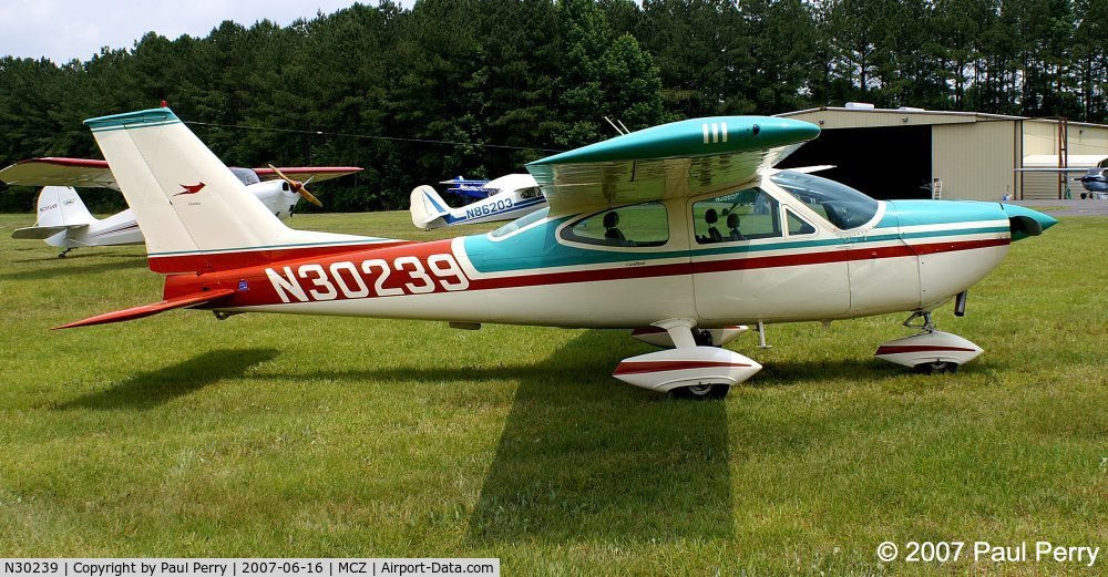 N30239, 1968 Cessna 177 Cardinal C/N 17701143, Yes, a profile to go with the head on from earlier