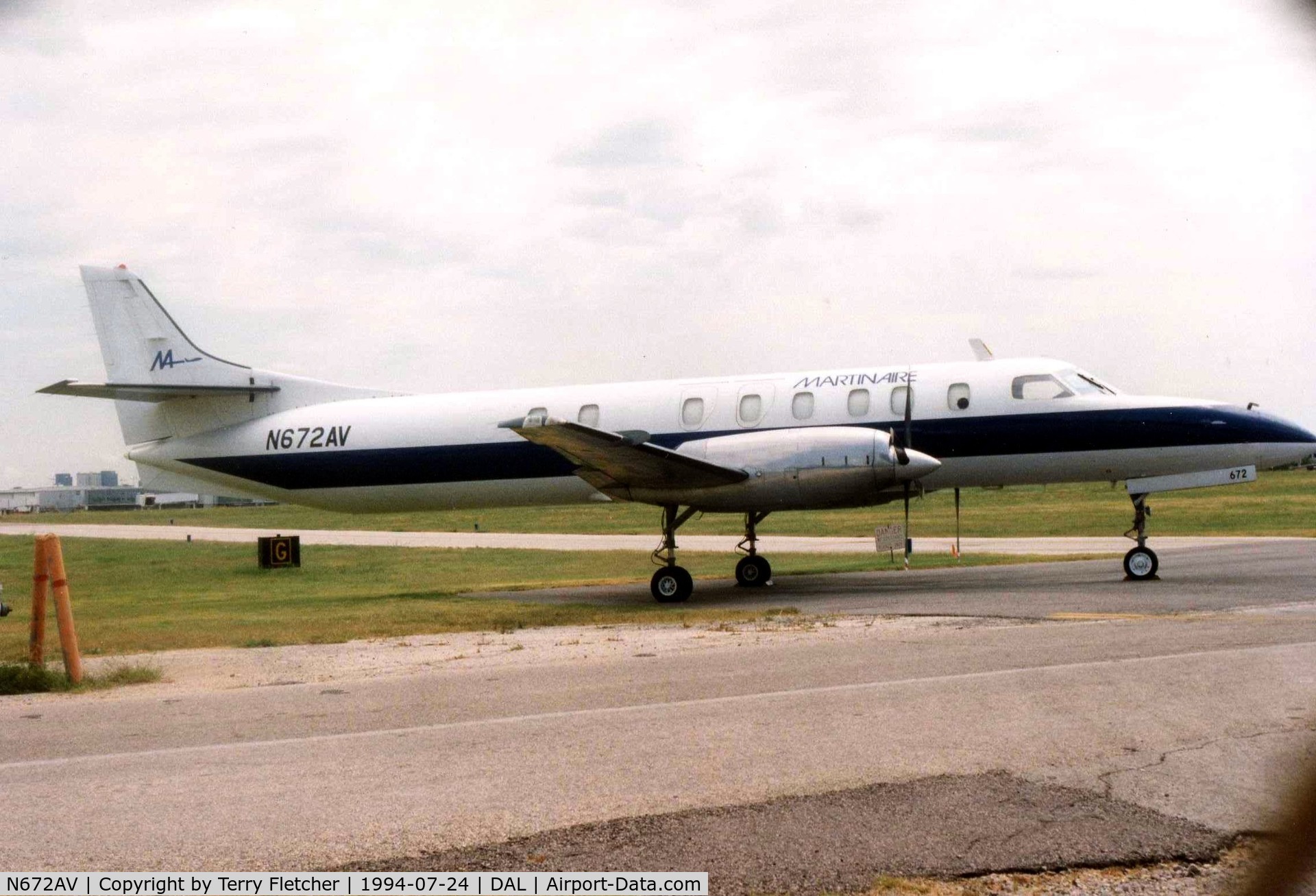 N672AV, Fairchild SA-227AC Metro III C/N AC672, Metro of Martinaire at Dallas Love Field