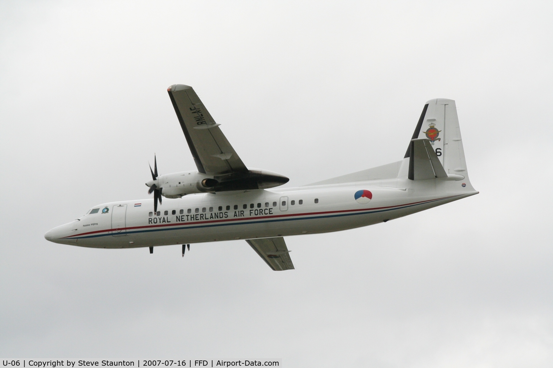 U-06, 1993 Fokker 50 C/N 20287, Royal International Air Tattoo 2007