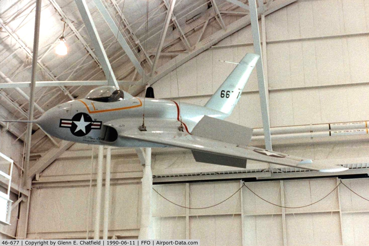 46-677, 1946 Northrop X-4 Bantam C/N Not found (46-677), X-4 at the National Museum of the U.S. Air Force