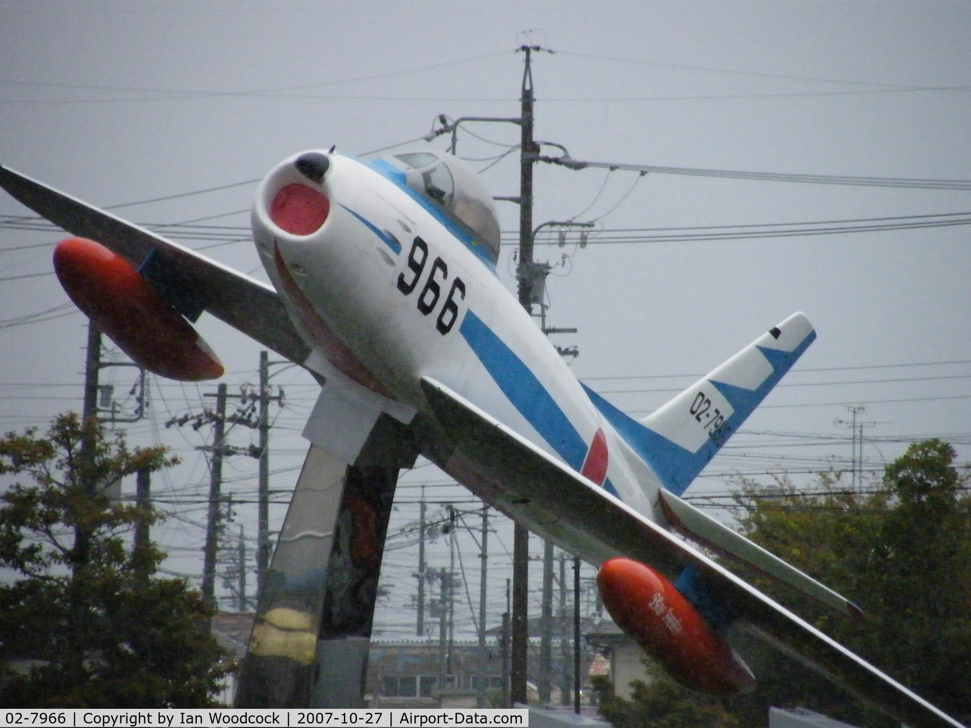 02-7966, North American F-86F Sabre C/N 256-86, North American F-86F/Hamamatsu,JASDF Museum,Preserved