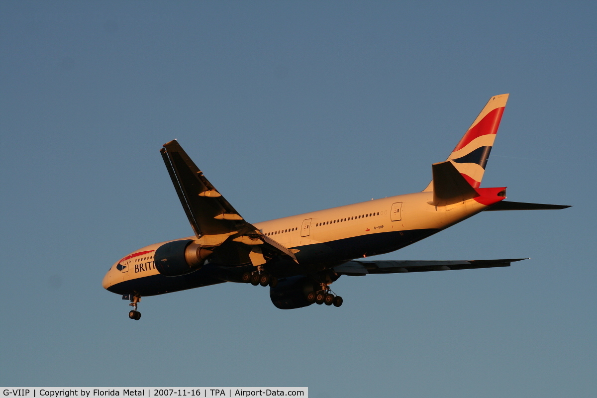 G-VIIP, 1999 Boeing 777-236 C/N 29321, British