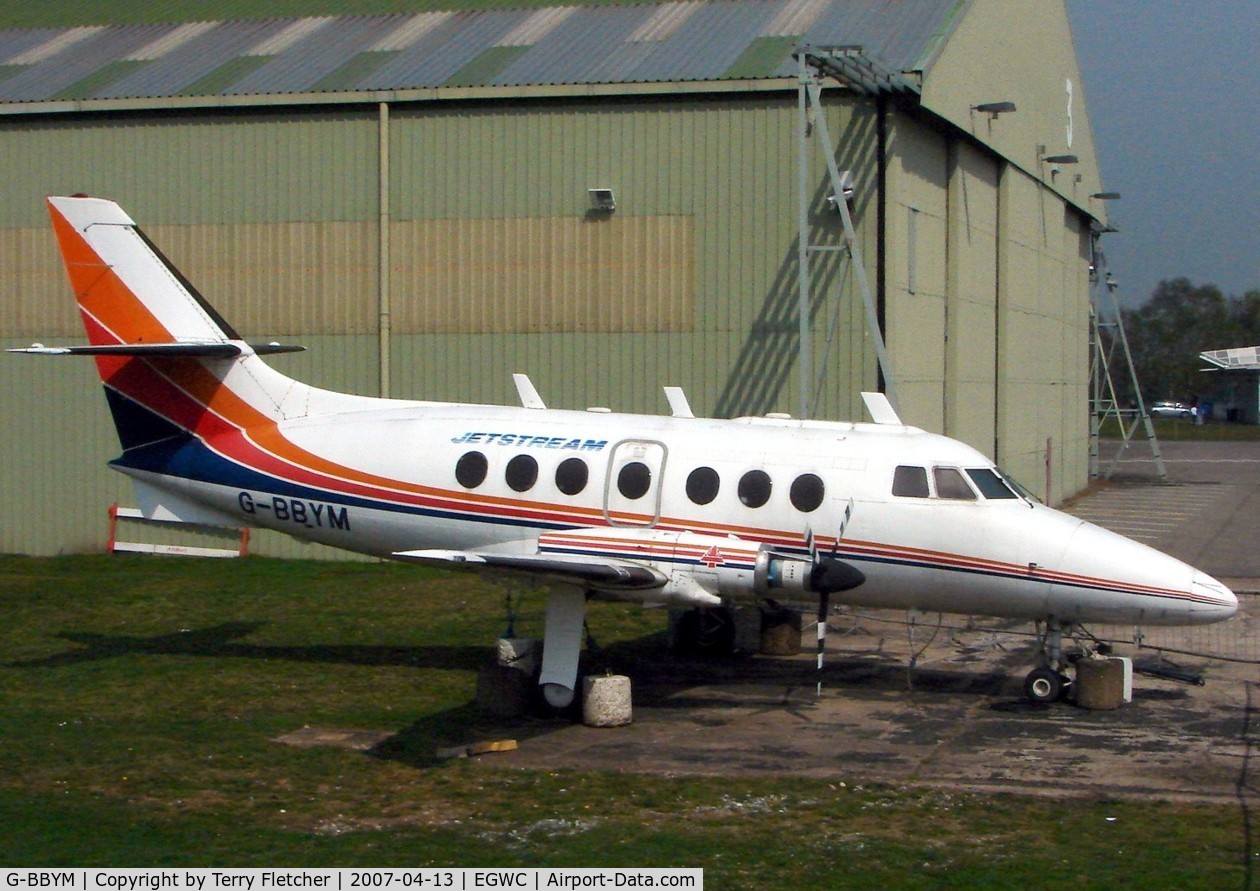 G-BBYM, 1969 Handley Page HP137 Jetstream 2 C/N 243, Retired HP137 Jetstream  at RAF Cosford