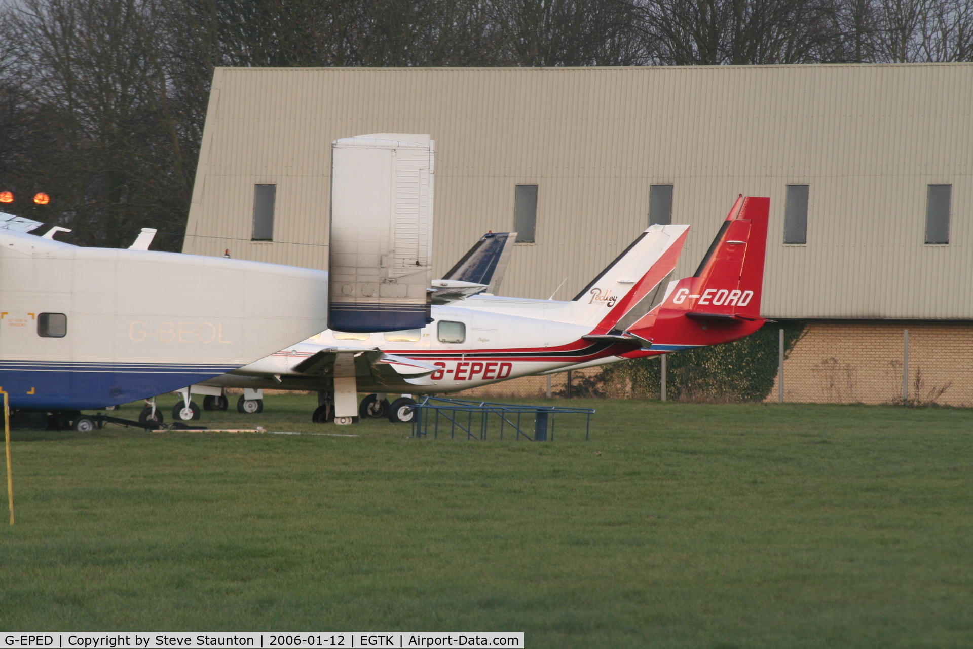 G-EPED, 1982 Piper PA-31-350 Chieftain C/N 31-8252040, Taken on a winters day at Kidlington, Oxford