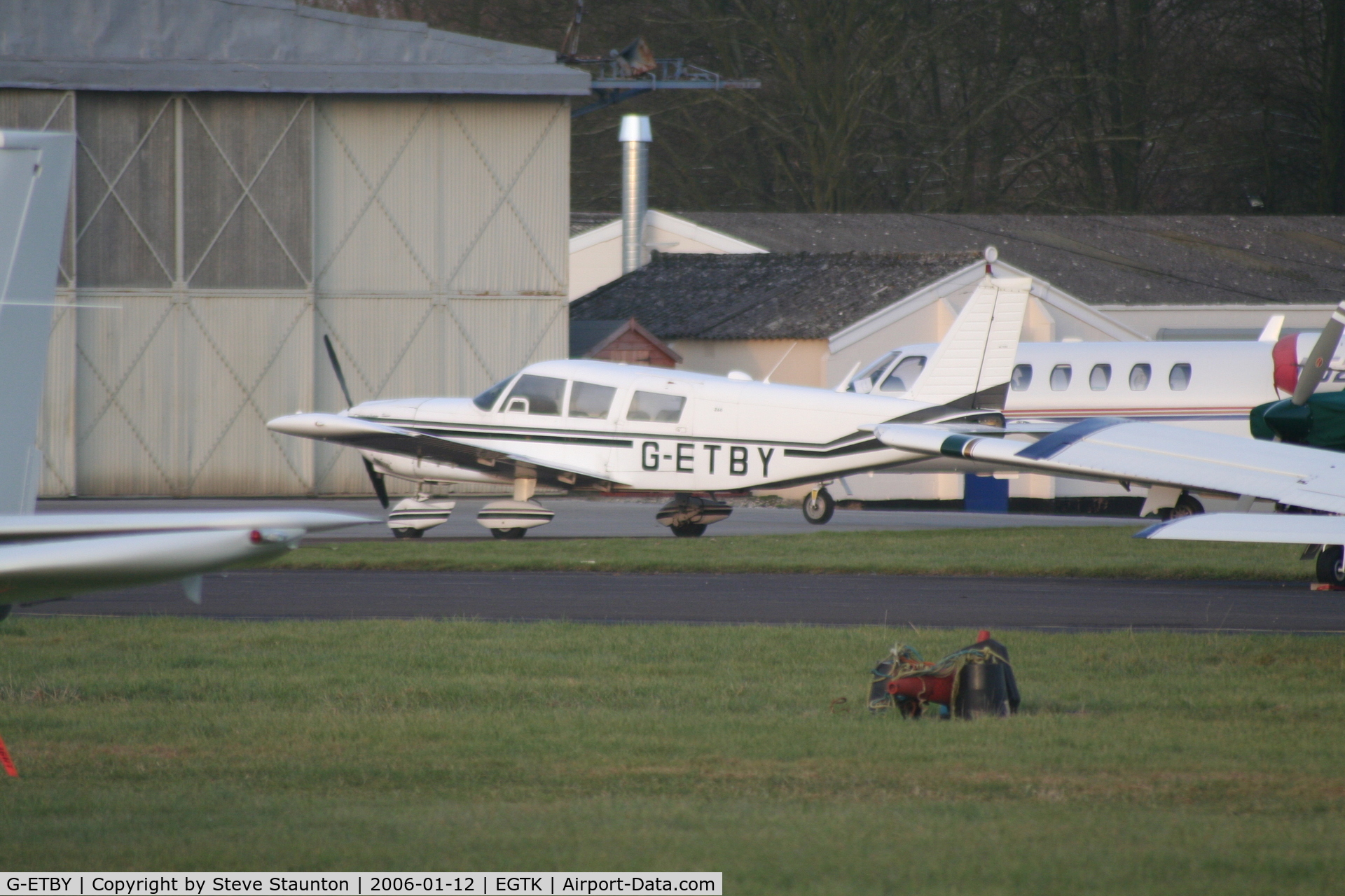 G-ETBY, 1965 Piper PA-32-260 Cherokee Six Cherokee Six C/N 32-211, Taken on a winters day at Kidlington, Oxford