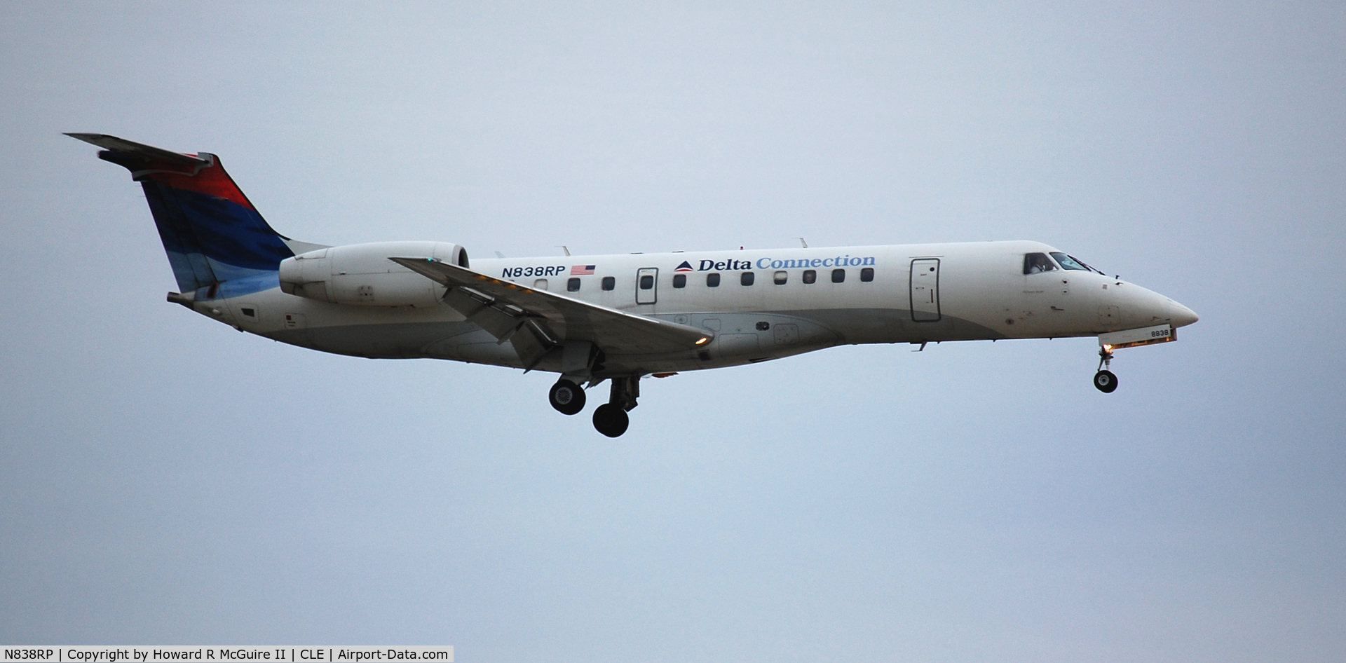 N838RP, 2003 Embraer ERJ-135LR (EMB-135LR) C/N 145720, Cleveland Hopkins Airport