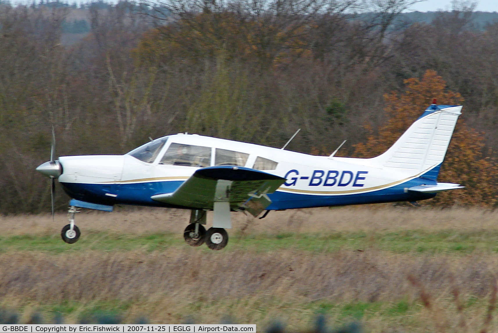 G-BBDE, 1973 Piper PA-28R-200-2 Cherokee Arrow II C/N 28R-7335250, 1. G-BBDE at Panshanger airfield.