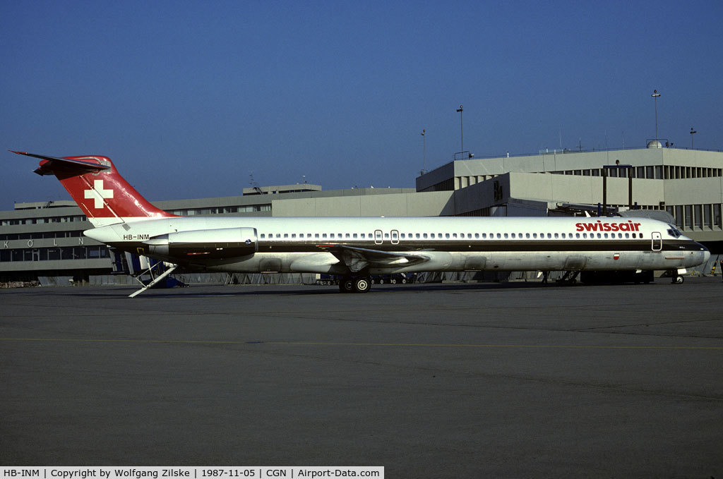 HB-INM, 1981 McDonnell Douglas MD-81 (DC-9-81) C/N 48011, visitor