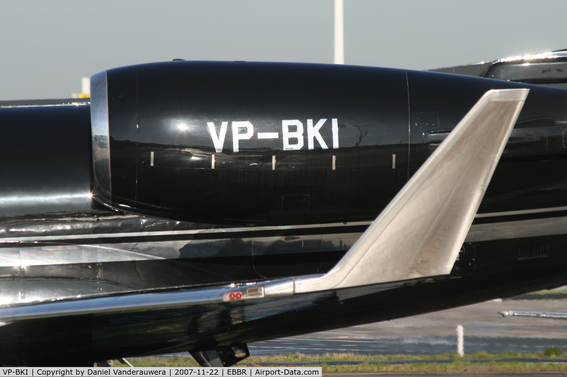 VP-BKI, 1994 Gulfstream Aerospace G-IV SP C/N 1255, all black