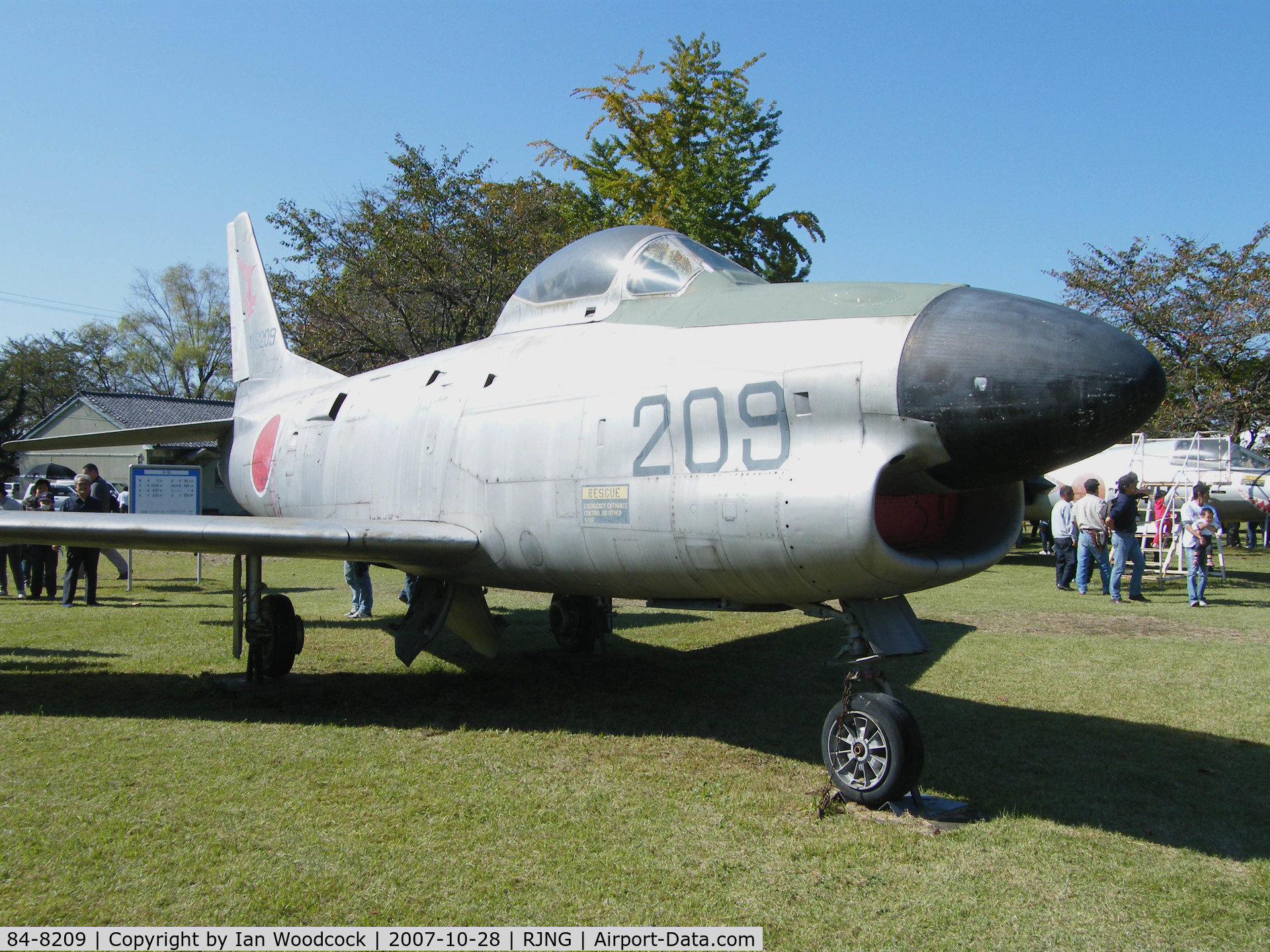 84-8209, North American F-86D Sabre C/N 190-725, F-86D/Gifu AB,Preserved (carries 04-8209)