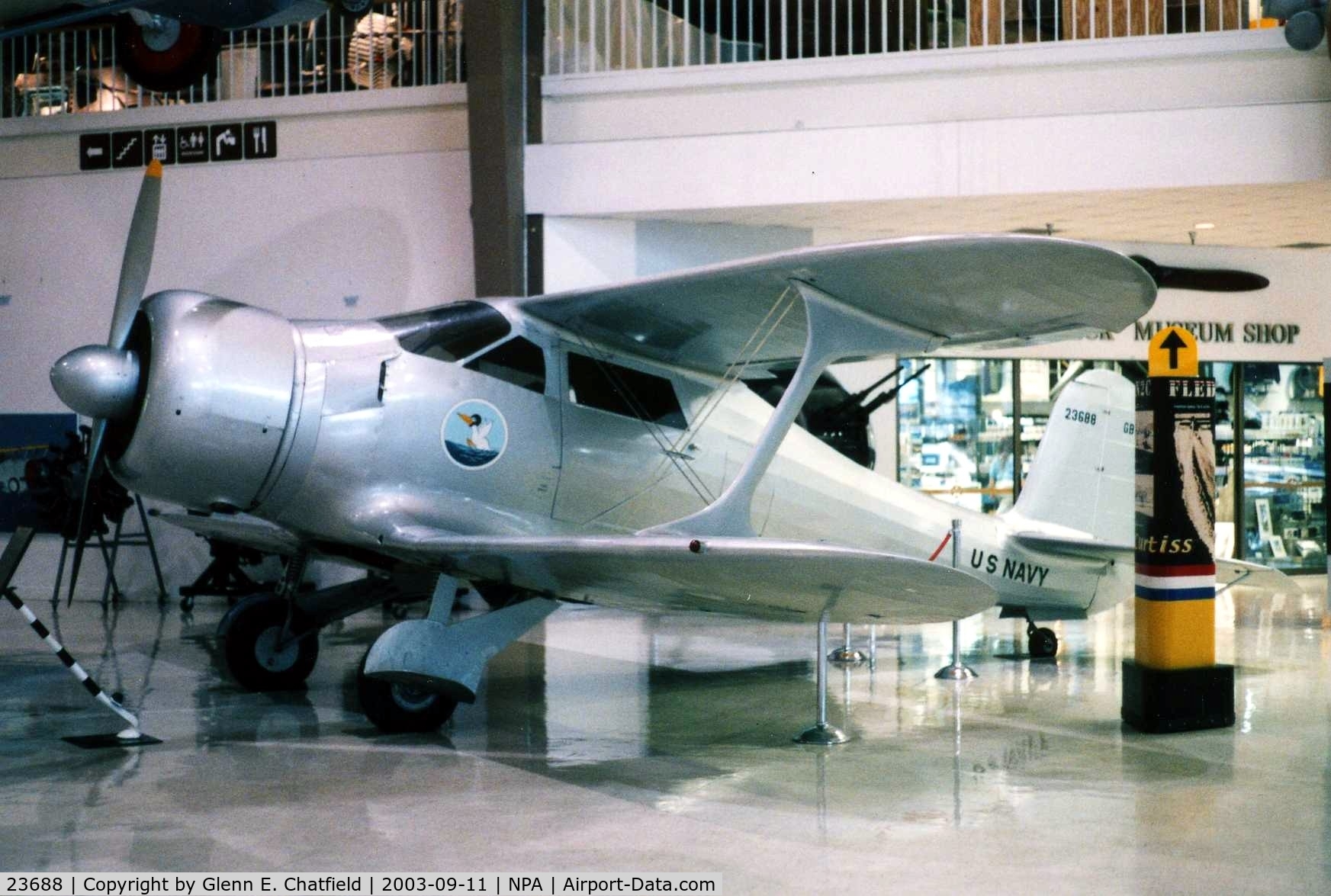 23688, 1944 Beech GB-2 Traveller (D17S) C/N 6700, Ex-UC-43 44-67723 at the National Museum of Naval Aviation