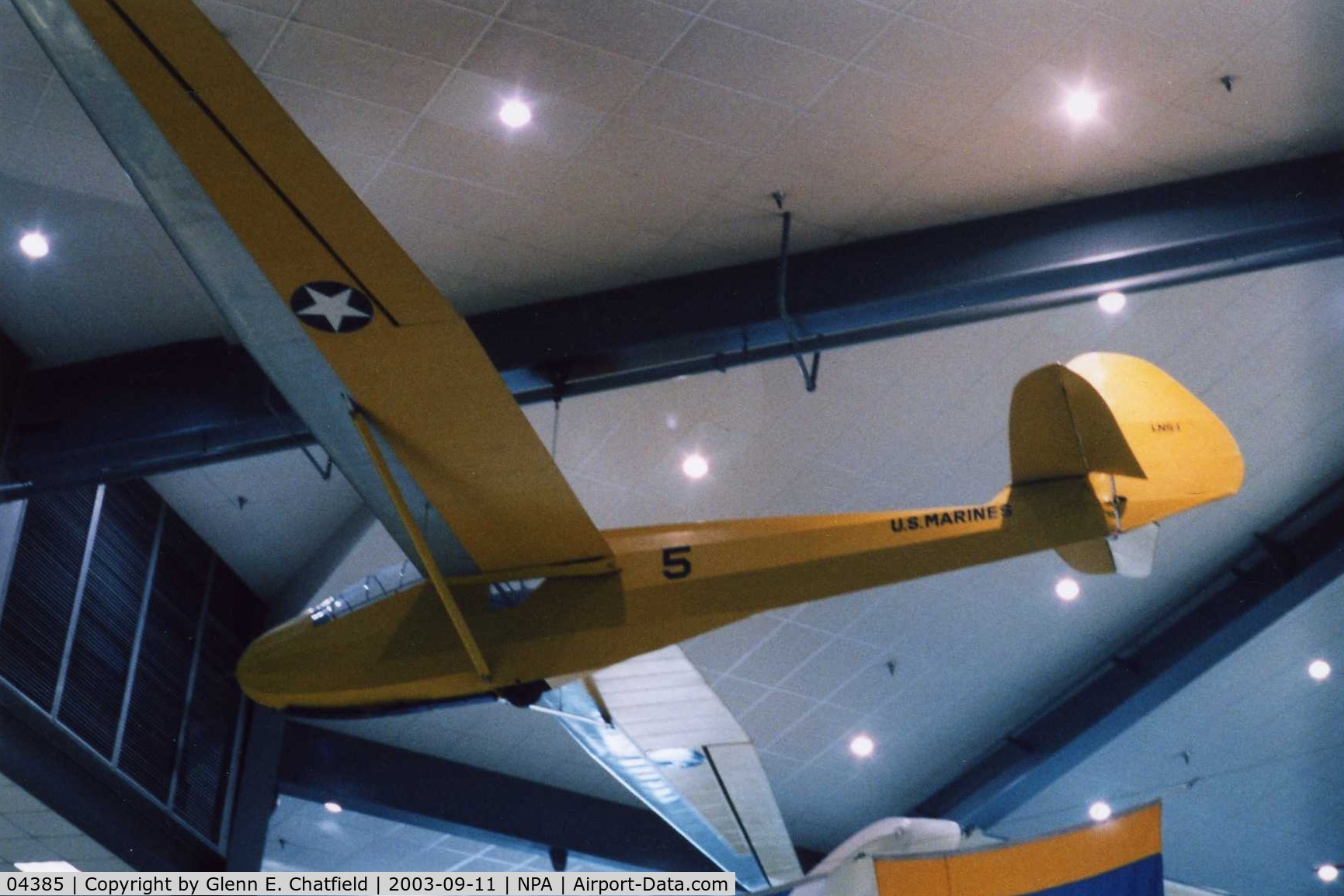 04385, Schweizer LNS-1 C/N 7, LNS-1 training glider at the National Museum of Naval Aviation