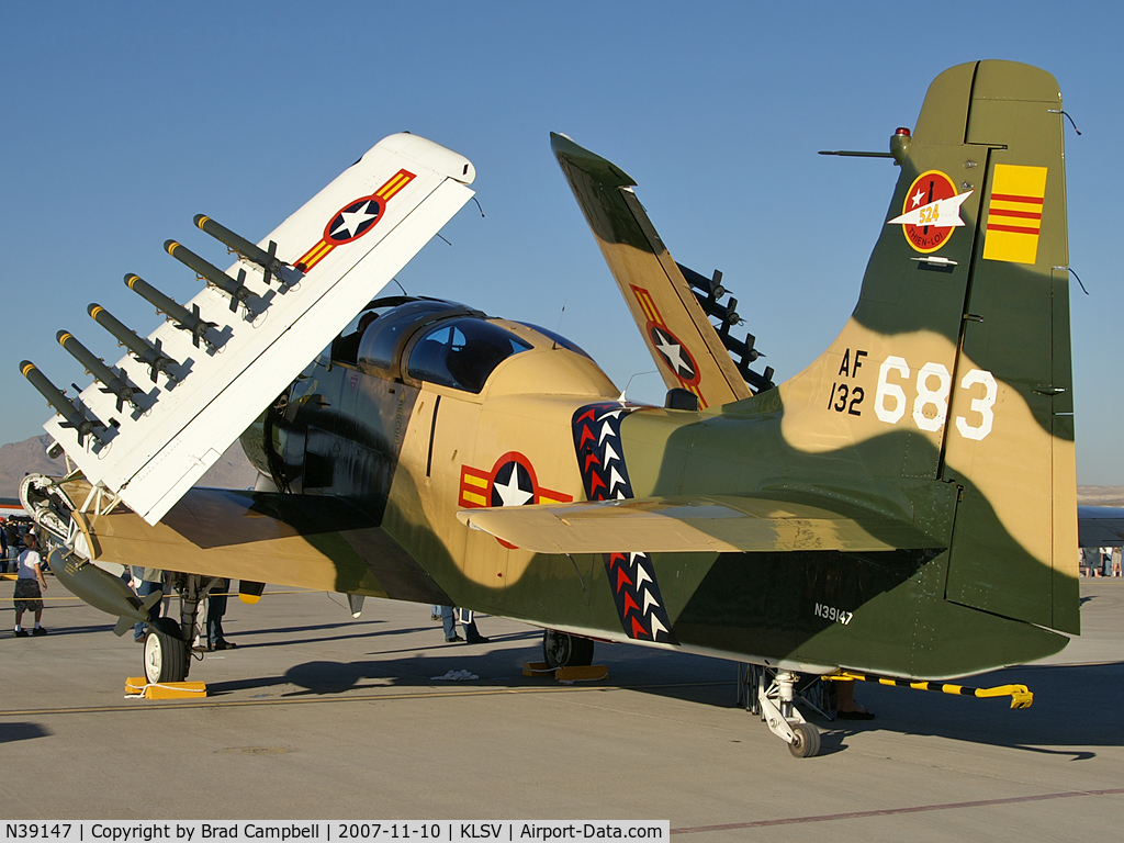 N39147, Douglas AD-5 (A-1E) Skyraider C/N 9540, Privately Owned - Sugar City, Idaho / Douglas AD-5(A-1E) - Skyraider