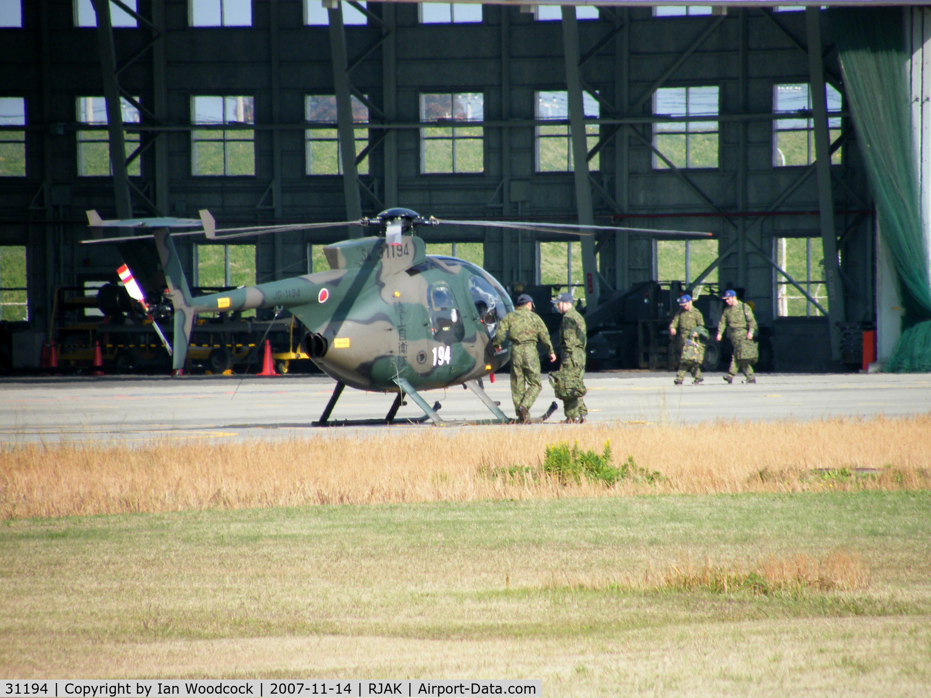 31194, Hughes (Kawasaki) OH-6D (369D) C/N 6500, OH-6D/Kasumigaura