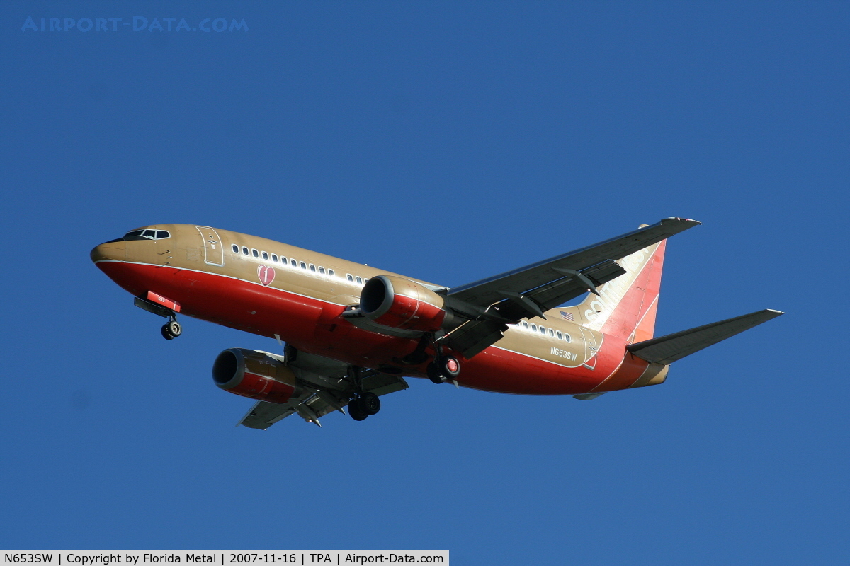 N653SW, 1997 Boeing 737-3H4 C/N 28398, Southwest