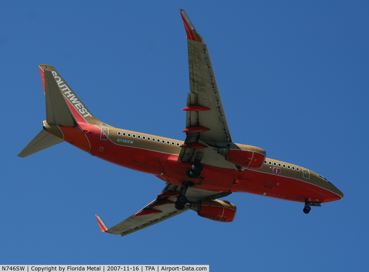 N746SW, 1999 Boeing 737-7H4 C/N 29798, Southwest