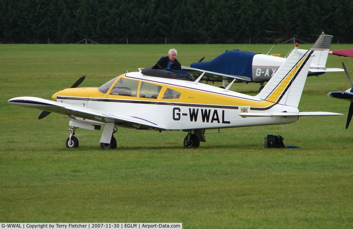 G-WWAL, 1968 Piper PA-28R-180 Cherokee Arrow C/N 28R-30461, Pa-28R-180 at White Waltham