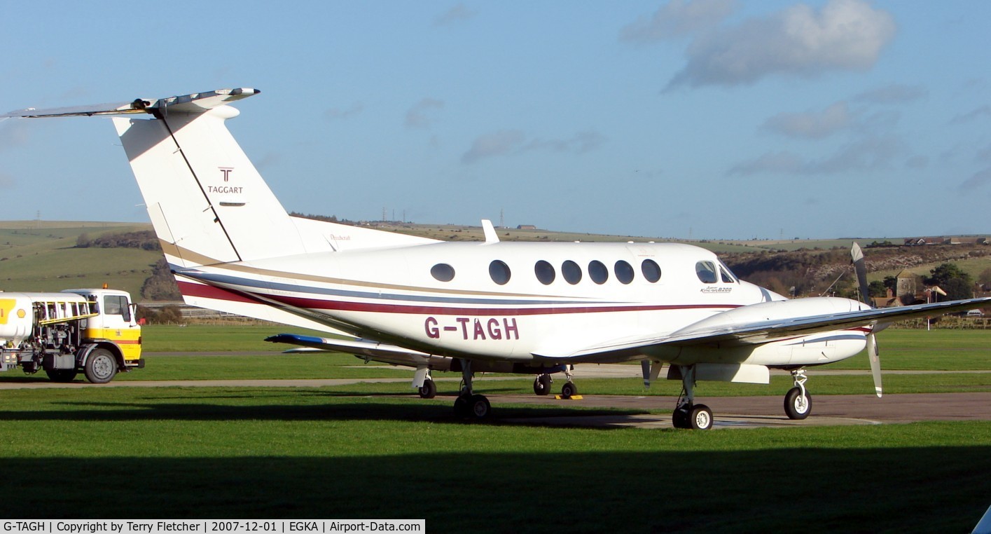 G-TAGH, 2000 Raytheon B200 King Air C/N BB-1720, Beech B200 at Shoreham Airport