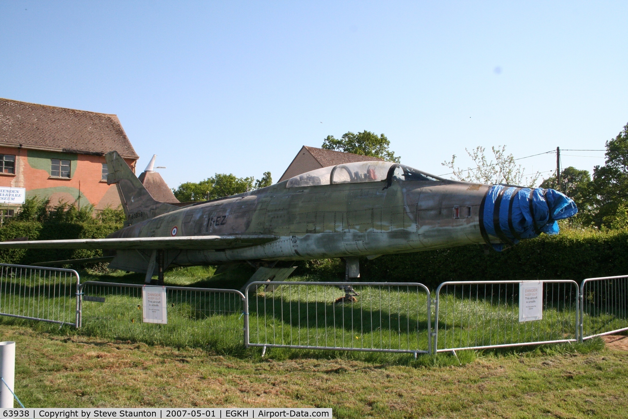 63938, 1956 North American F-100F Super Sabre C/N 243-214, Taken at Headcorn May 2007