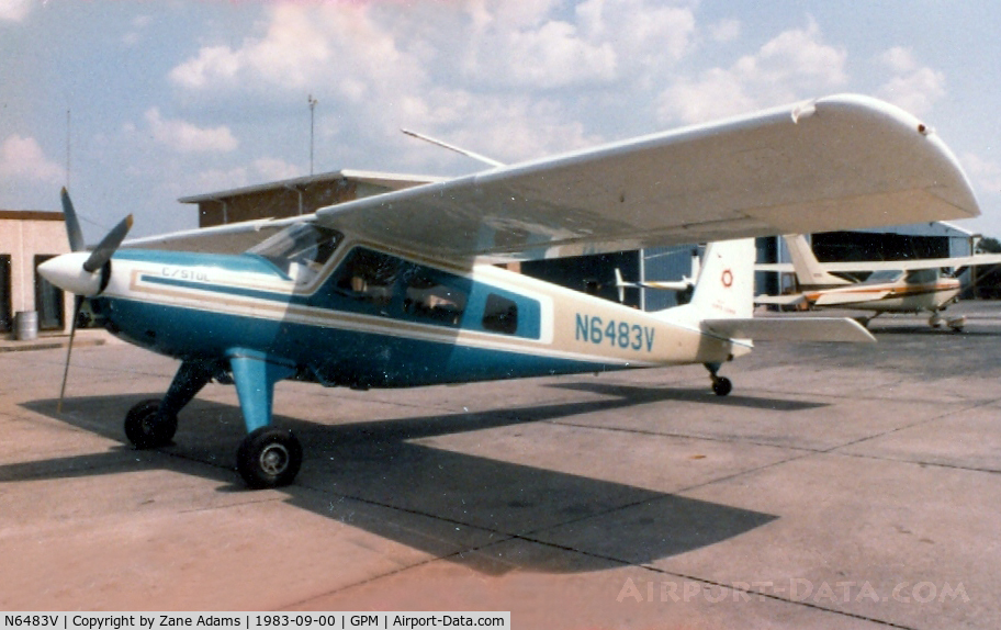 N6483V, Helio H-295 C/N 1453, Registered as a Helio Super Courier