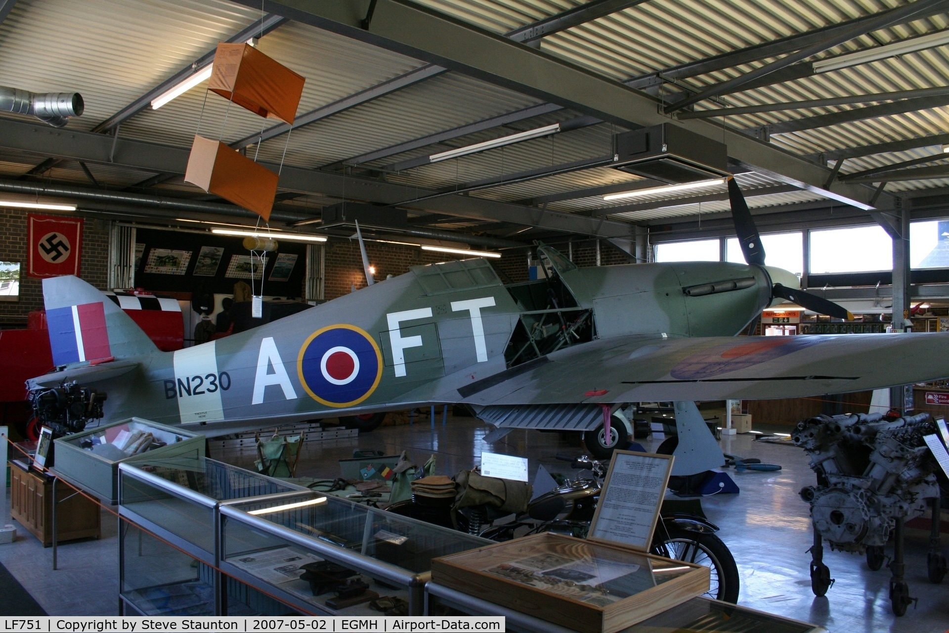 LF751, 1944 Hawker Hurricane IIC C/N Not found LF751, Hurricane & Spitfire Museum, Manston - Taken May 2007
