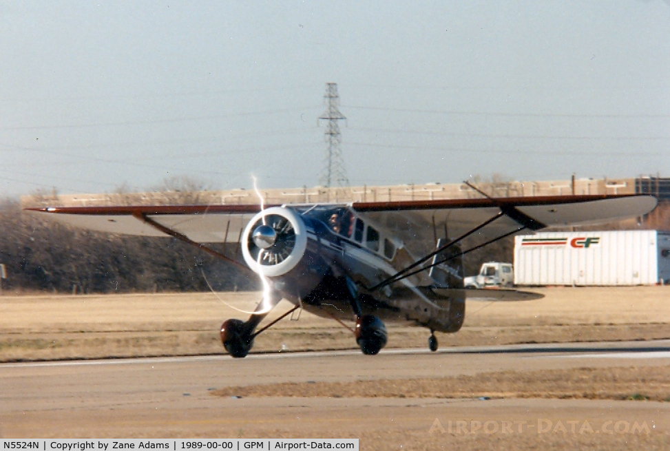 N5524N, 1943 Howard Aircraft DGA-15P C/N 890, At Grand Prairie Municipal