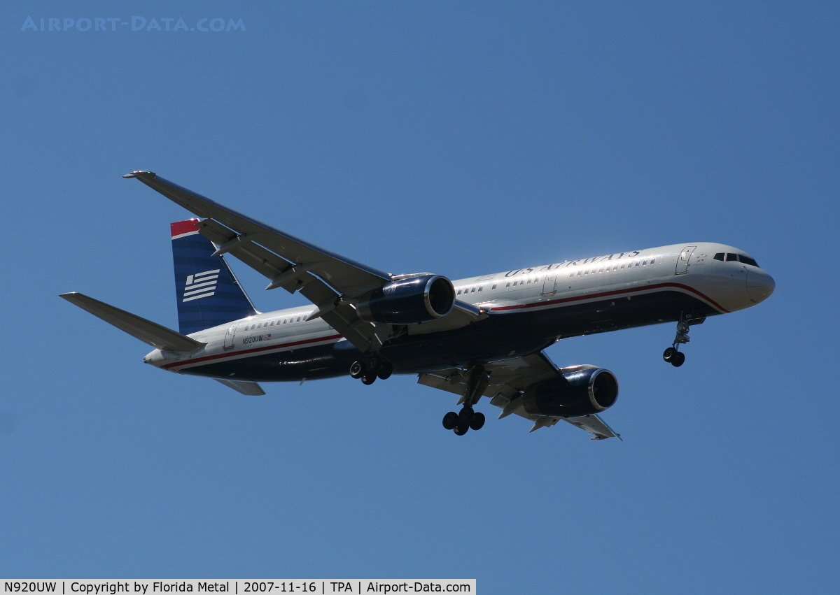 N920UW, 1983 Boeing 757-225 C/N 22199, US Airways
