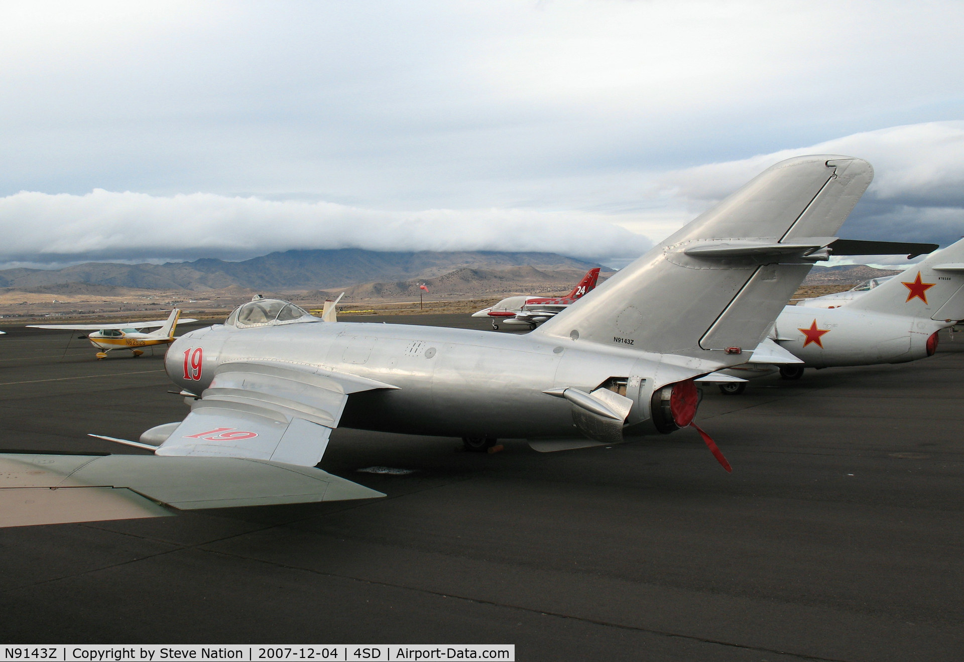 N9143Z, 1959 PZL-Mielec Lim-5 (MiG-17F) C/N 1C1707, Easy Jet 1959 LIM-5 (MIG-19) #19 @ Reno-Stead