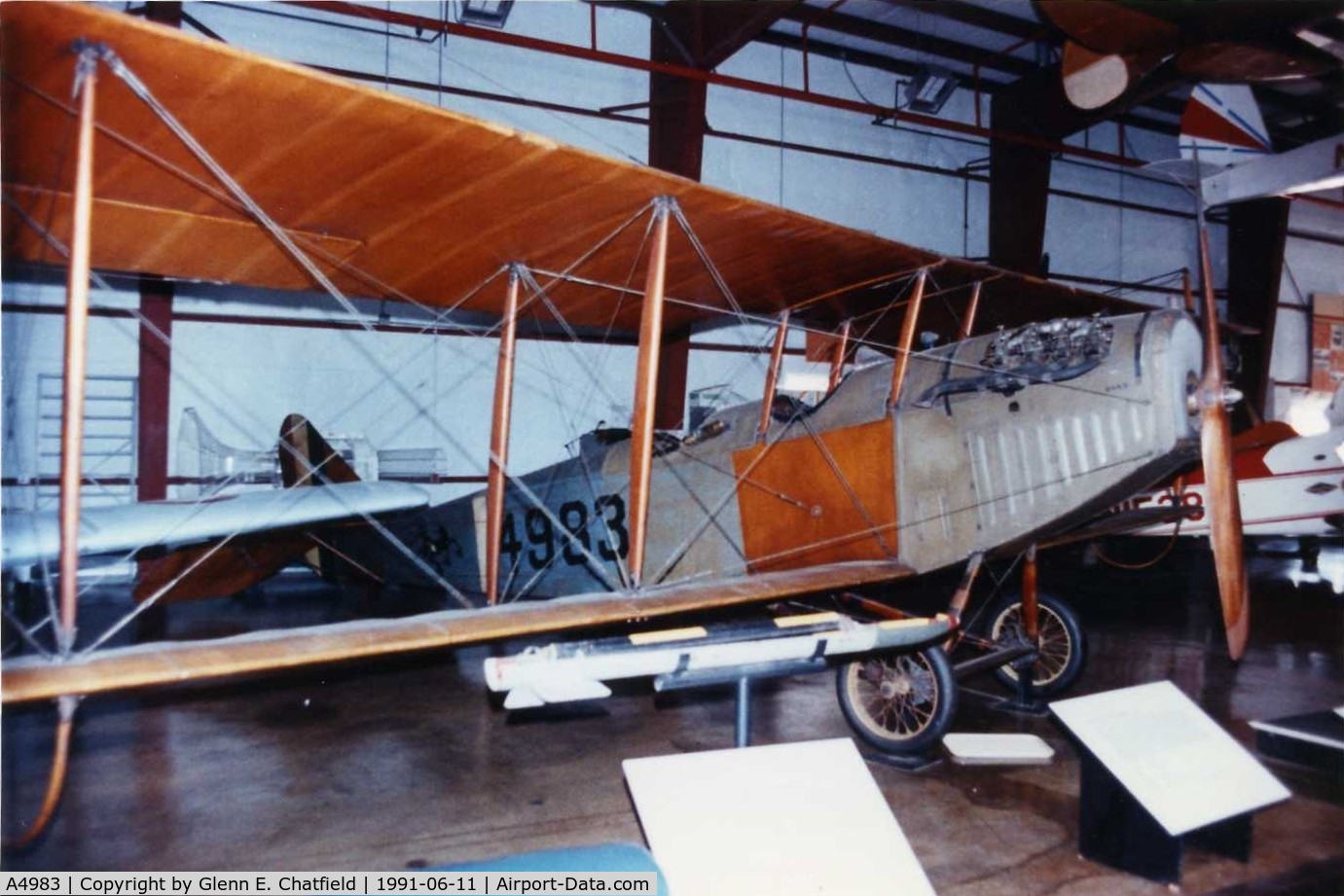A4983, 1918 Curtiss JN-4D Jenny C/N 278, JN-4D at the National Air & Space Museum