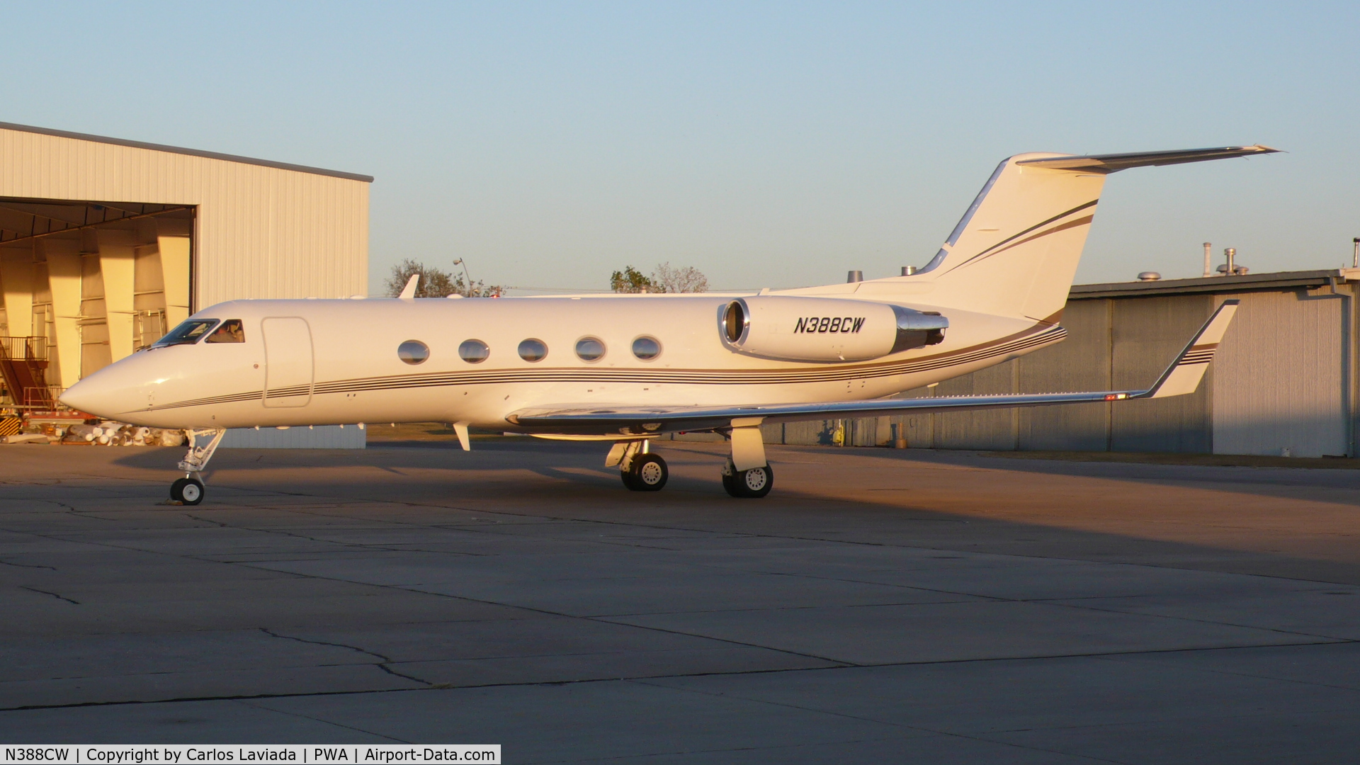 N388CW, 1986 Grumman G-1159A Gulfstream III C/N 489, Newly refurbished aircaft