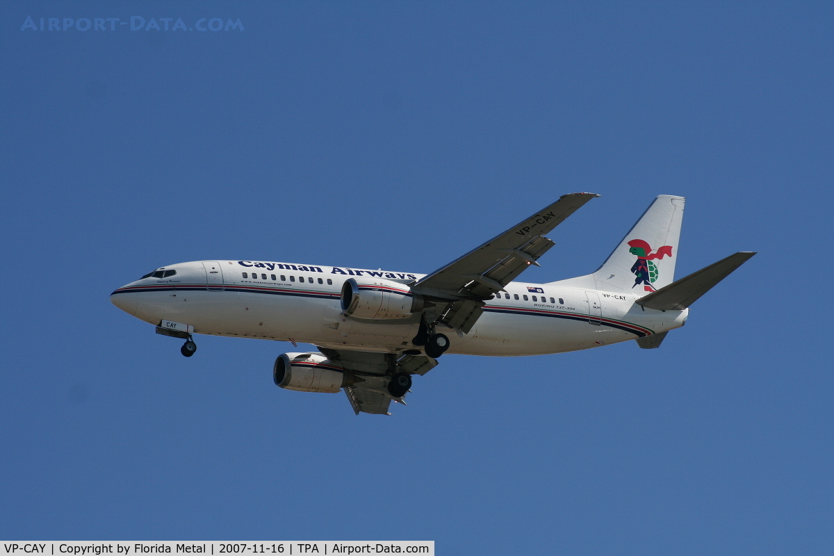 VP-CAY, 1993 Boeing 737-3Q8 C/N 26286, Cayman Airways