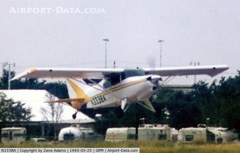 N333BA, 1978 Maule M-5-235C Lunar Rocket C/N 7182C, Taking off from Grand Prairie Municipal