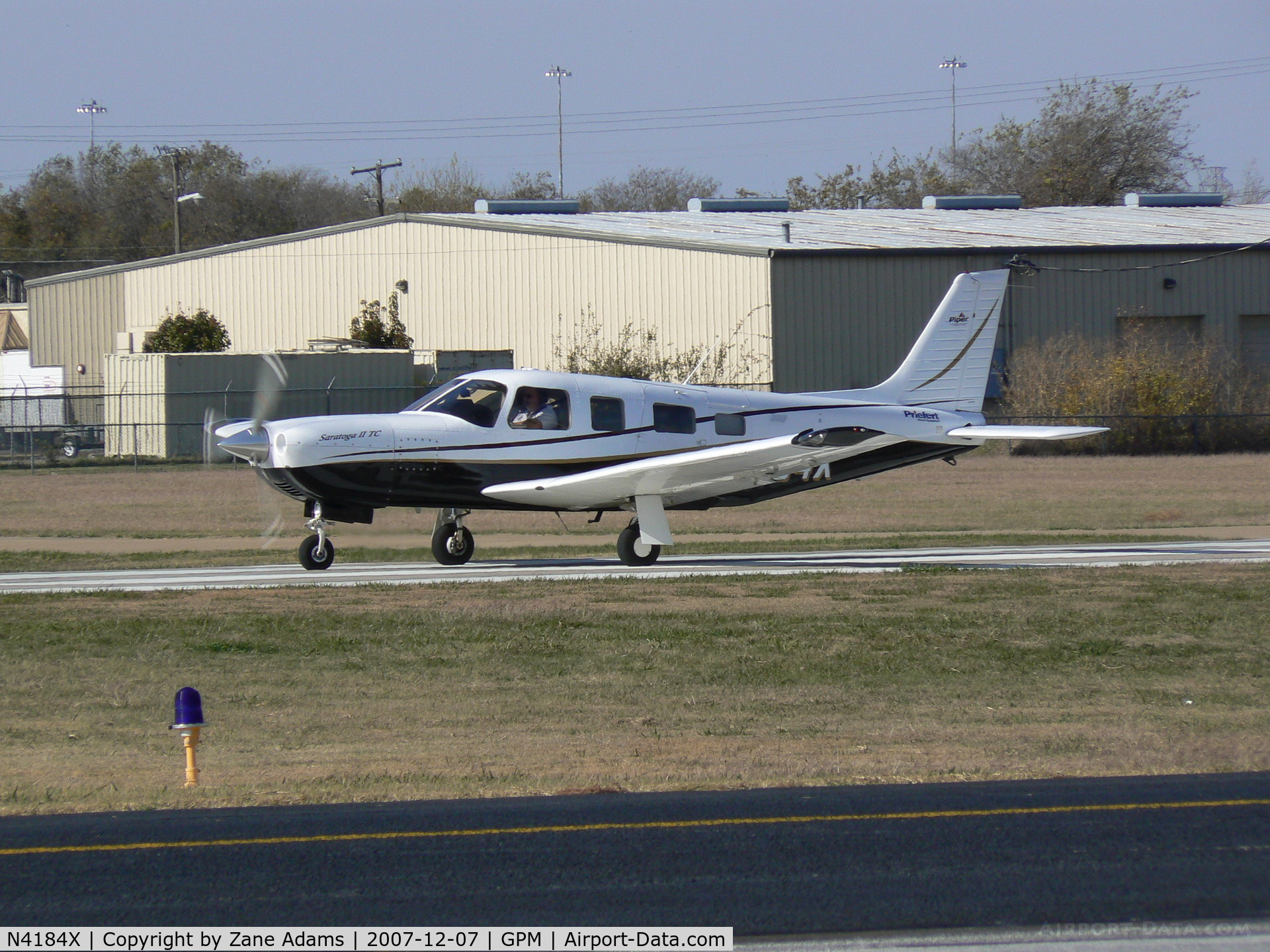N4184X, 2001 Piper PA-32R-301T Turbo Saratoga C/N 3257200, At Grand Prairie Municipal