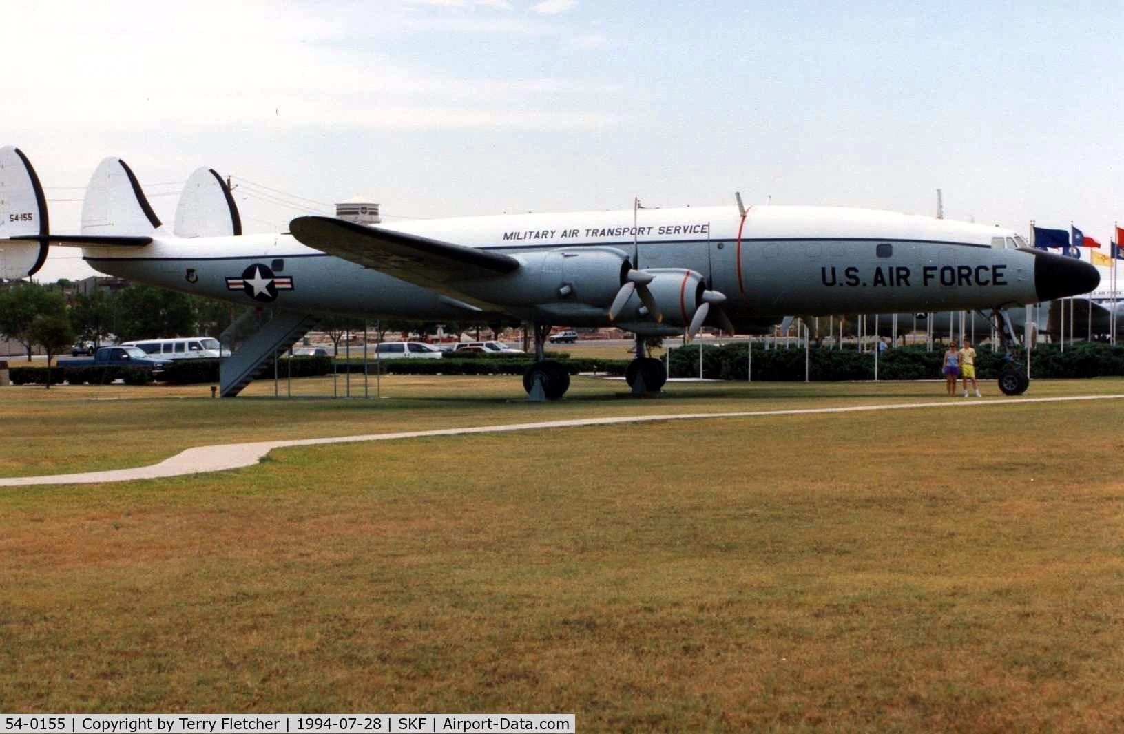 54-0155, Lockheed EC-121S Warning Star C/N 1049F-4174, One of only six EC-121S built by Lockheed - this aircraft is preserved at Lackland AFB Museum in Texas