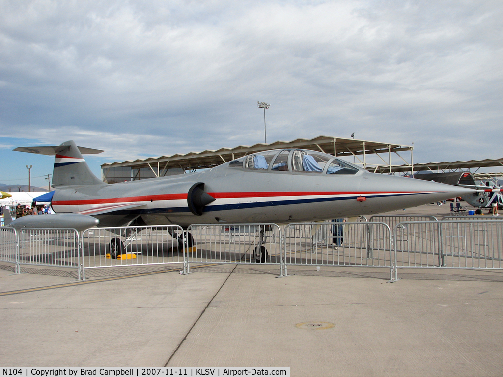 N104, 1962 Lockheed CF-104D Starfighter C/N 583A-5303, Fresh Fuel Inc. - Phoenix, Arizona / 1962 Canadair CF-104D Starfighter