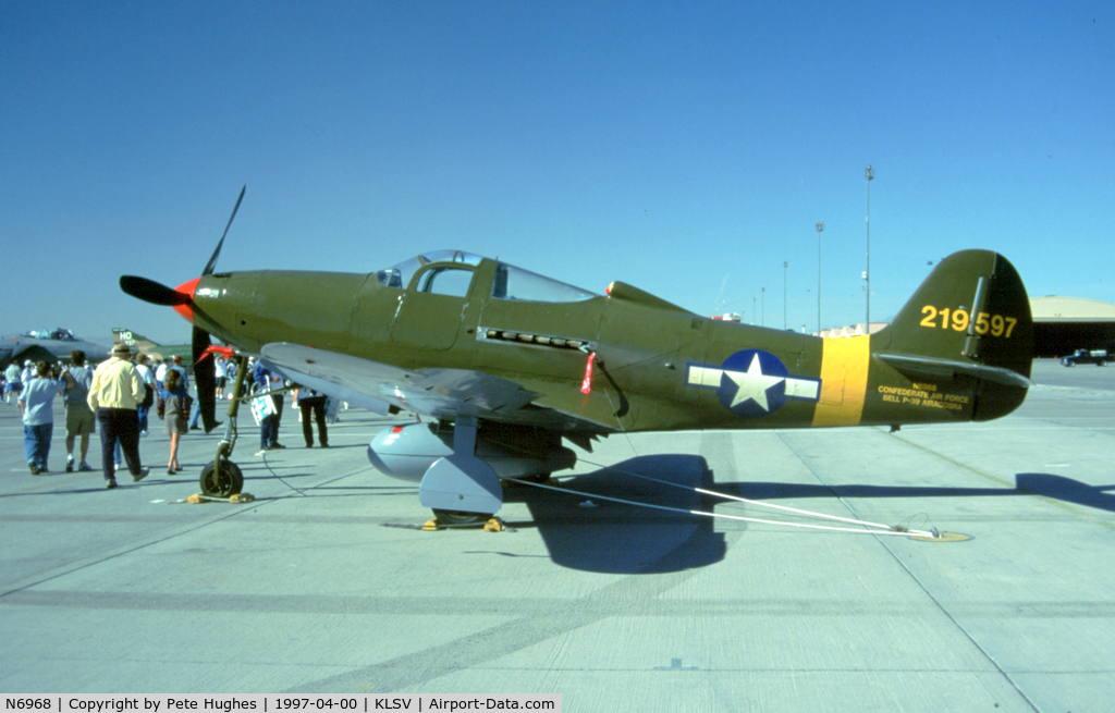 N6968, 1943 Bell P-39Q Airacobra C/N 219597, P39 N5968 at Nellis AFB