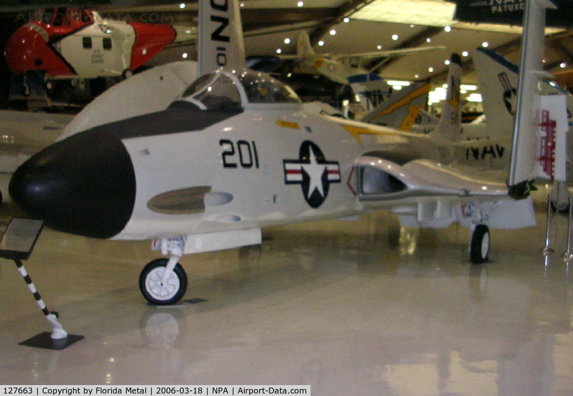 127663, McDonnell F2H-4/F-2D Banshee C/N 250, F-2 Banshee