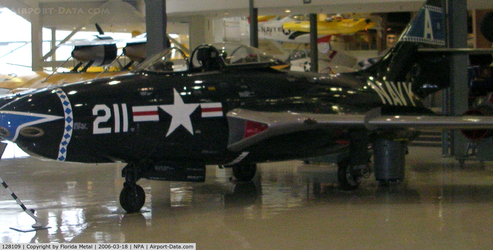 128109, 1952 Grumman F9F-6 Cougar C/N Not found 128109, F9 Cougar