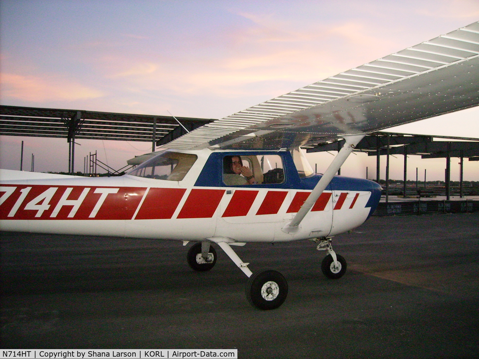 N714HT, 1977 Cessna 150M C/N 15079195, Shana's First flight