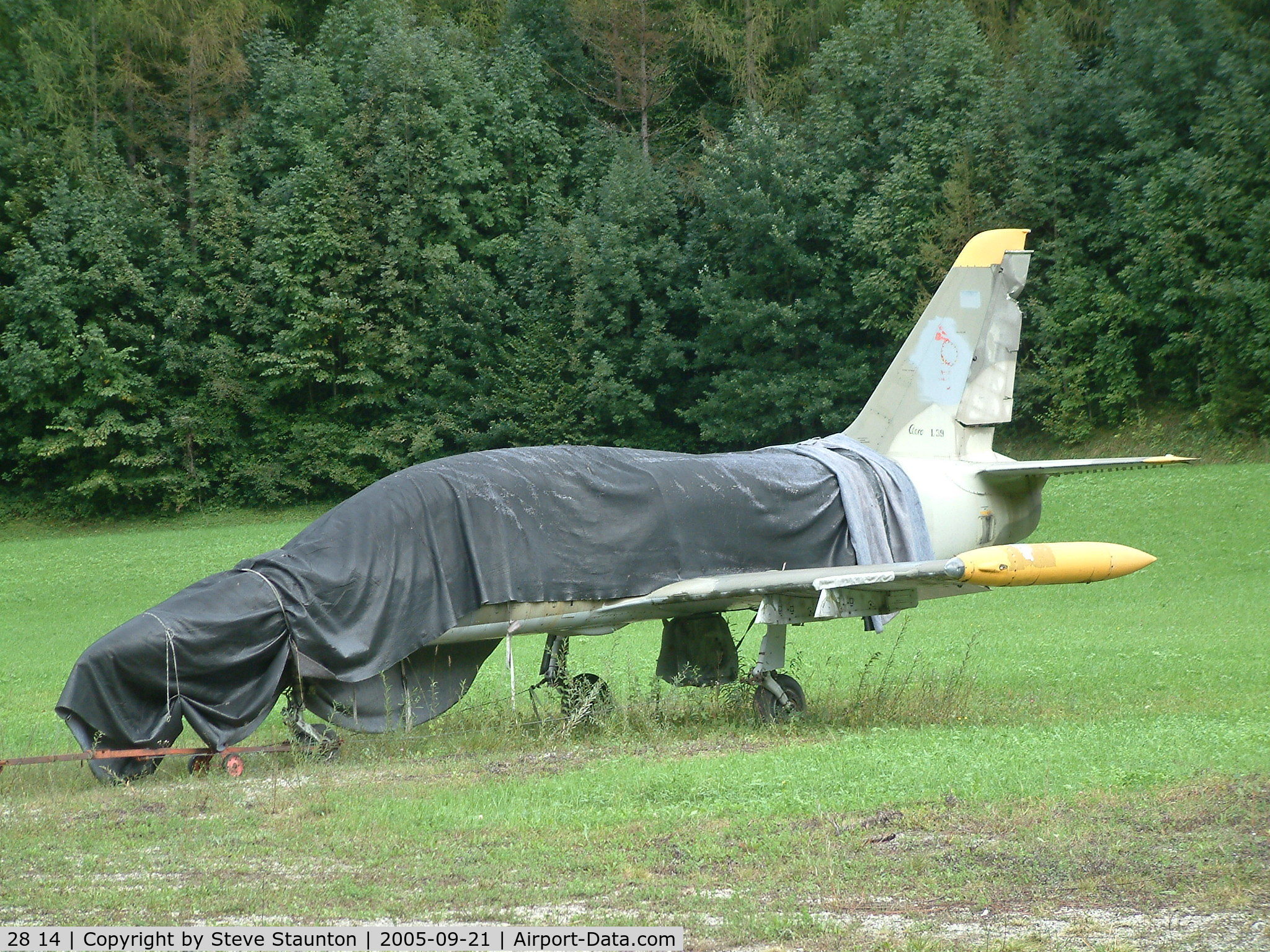 28 14, Aero L-39ZO Albatros C/N 731017, Taken at Bad Ischl Museum, Austria 21st September 2005