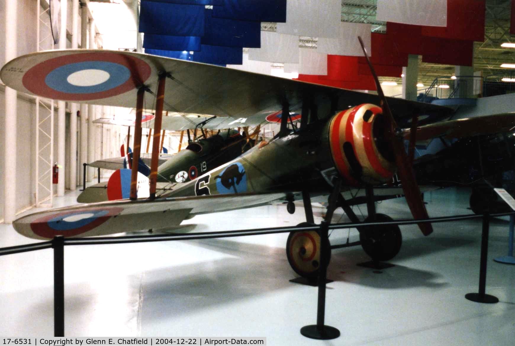 17-6531, 1918 Nieuport 28 C.1 C/N 6531, N28C.1 at the Army Avaition Museum