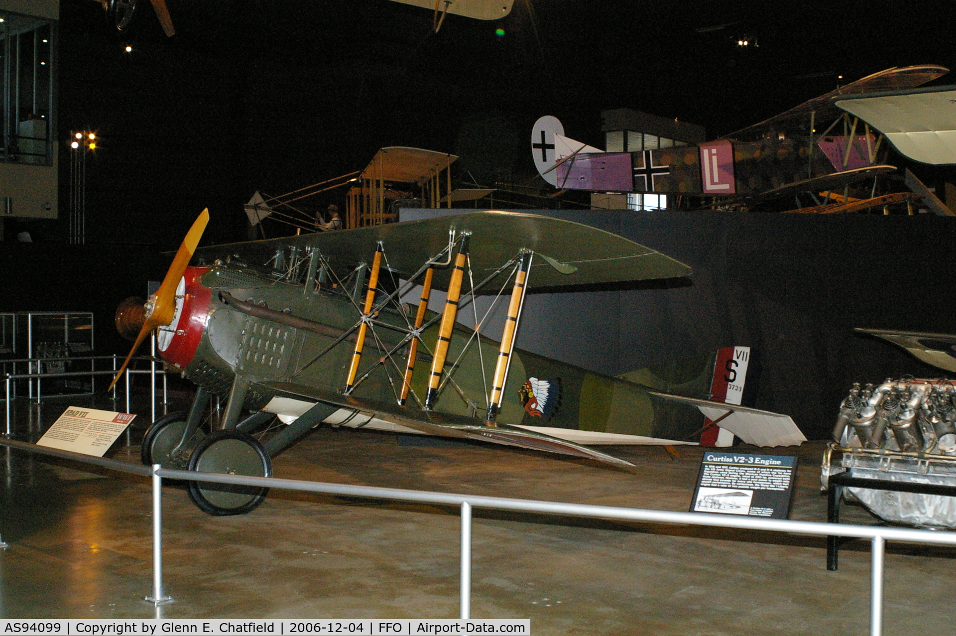 AS94099, SPAD S-VII C/N Not found AS94099, SPAD VII at the National Museum of the U.S. Air Force