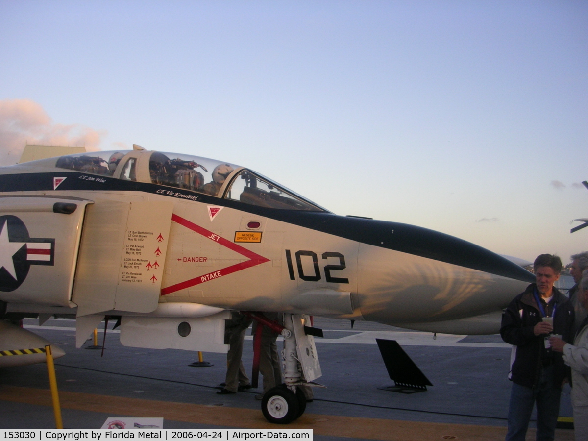 153030, McDonnell F-4N Phantom II C/N 1557, F-4H at Midway