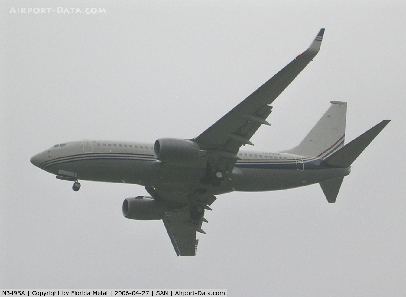 N349BA, 2000 Boeing 737-73Q C/N 30789, BBJ