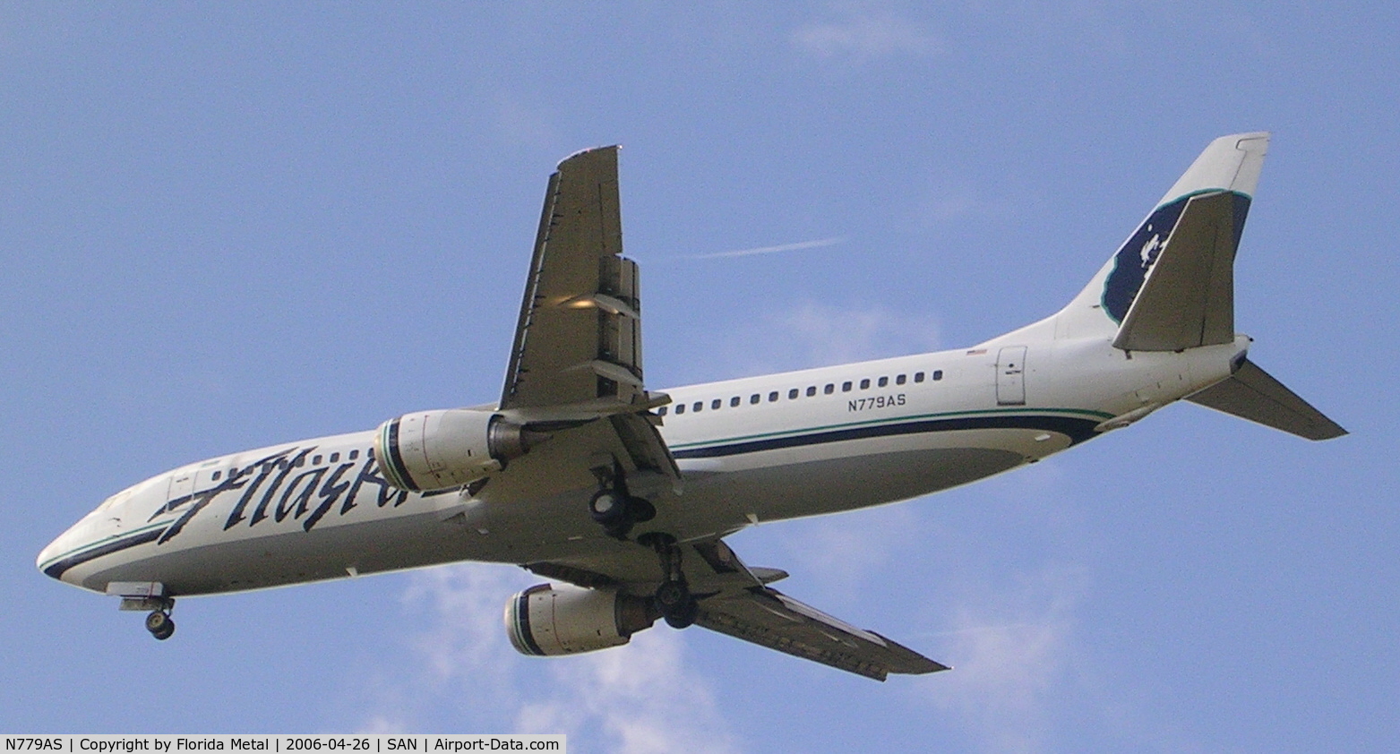 N779AS, 1994 Boeing 737-4Q8 C/N 25111, Alaska