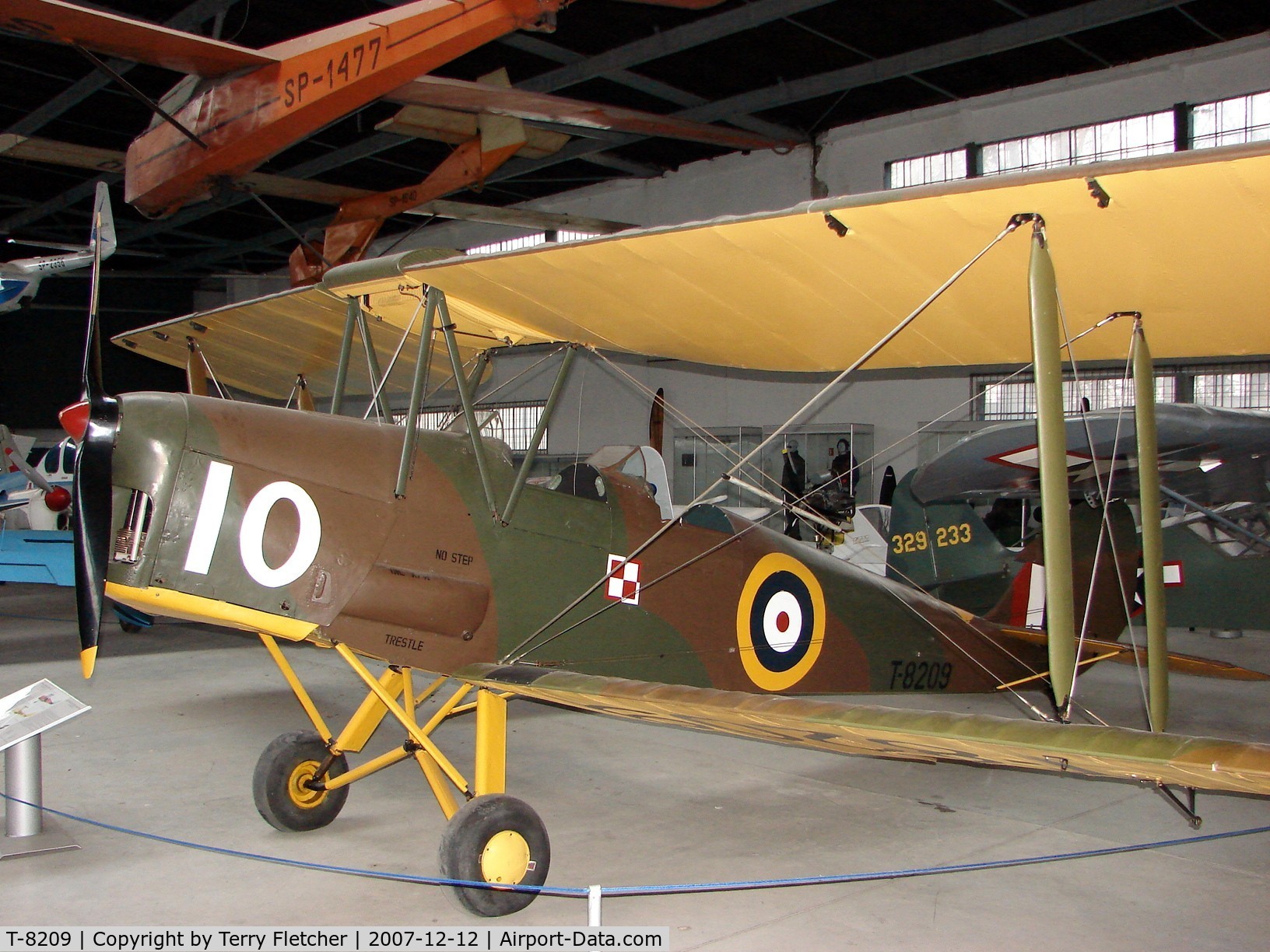 T-8209, 1932 De Havilland DH-82A Tiger Moth II C/N 84501, DH82A tiger Moth preserved at the Poland Aviation Museum in Krakow