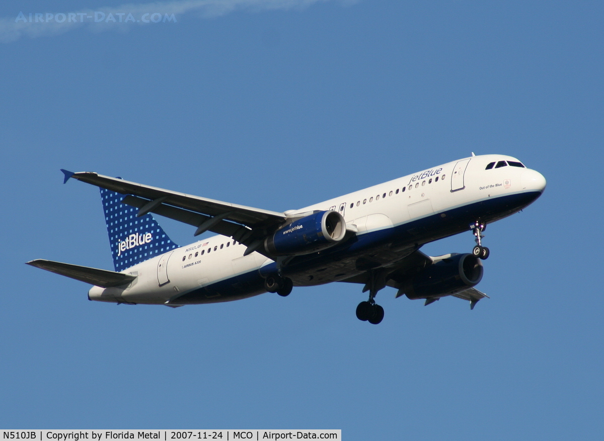 N510JB, 2000 Airbus A320-232 C/N 1280, Jet Blue