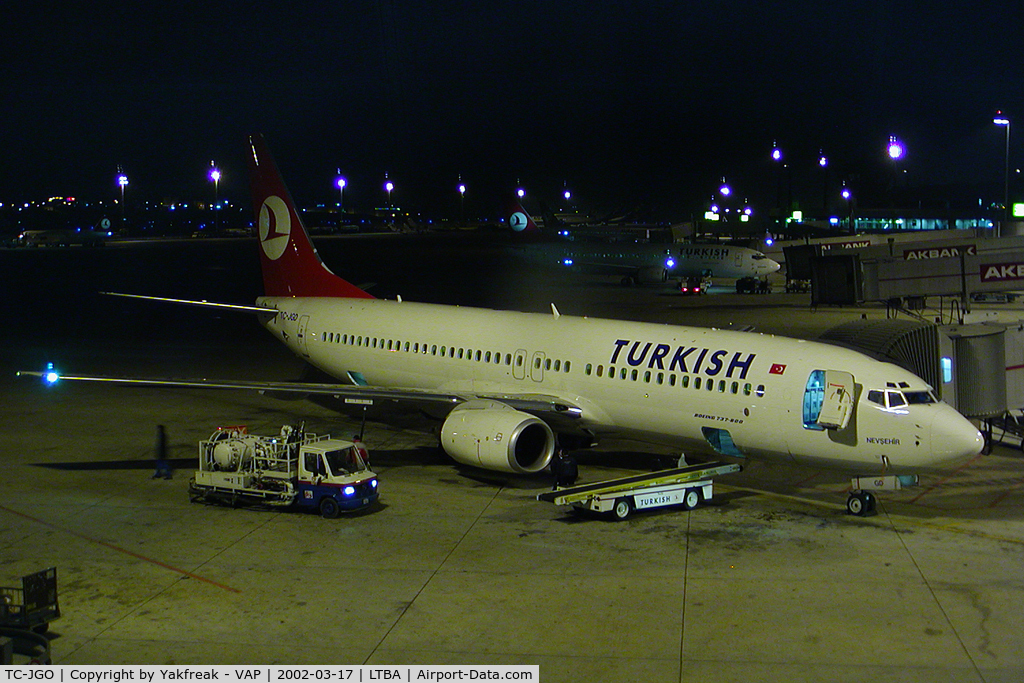 TC-JGO, 2006 Boeing 737-8F2 C/N 34413, Turkish Airlines Boeing 737-800