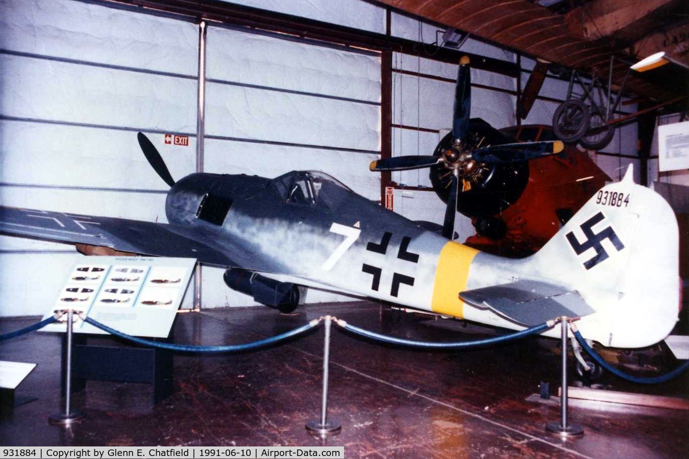 931884, 1943 Focke-Wulf Fw-190F-8 C/N 931884, FW.190F-8 at the National Air & Space Museum Garber Restoration Facility