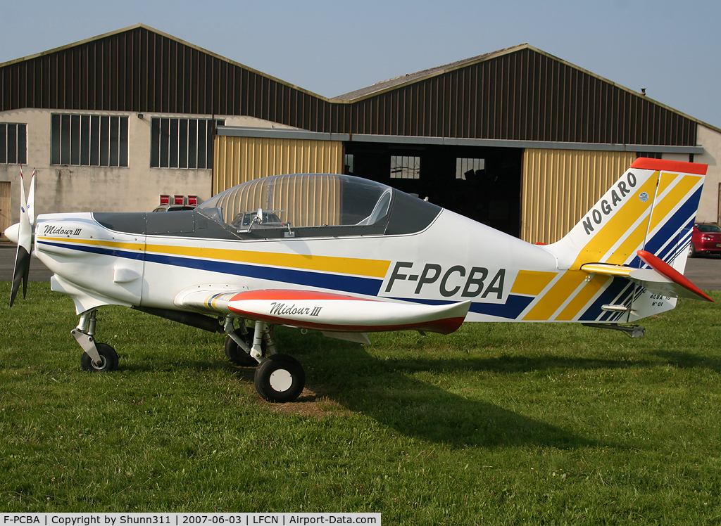 F-PCBA, Constructeur Amateur ACBA C/N 01, Parked in front of the hangar of ACBA